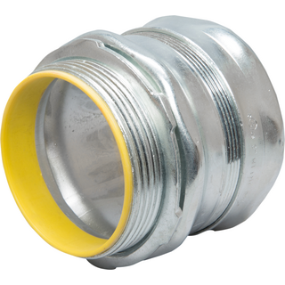 WI MEC-757B - Steel Compression Connector With Insulated Throat